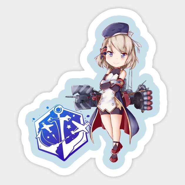 Z23 Azurlane Sticker by Kuroka